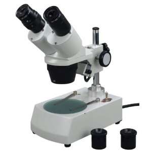  OMAX 10X 20X 40X 80X Binocular Stereo Microscope with Dual 
