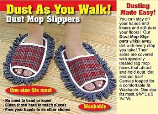 Dusing Dust Mop Slippers Shoes Floor Cleaner Clean Easy  