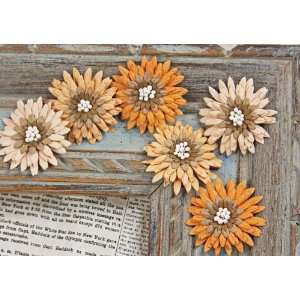    Prima Paper Flowers Petite Mums Iced Copper Arts, Crafts & Sewing