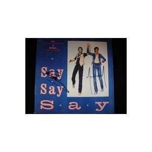  Signed Say Say Say (Michael Jackson / Paul McCartney 