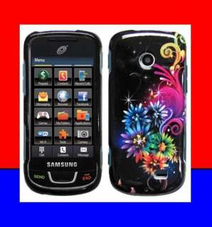 Samsung T528 SGH T528G COLORFUL SNOWFLAKES Snap On Hard Cover 