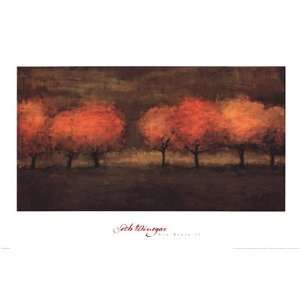  Red Trees II by Simon Winegar 27x18