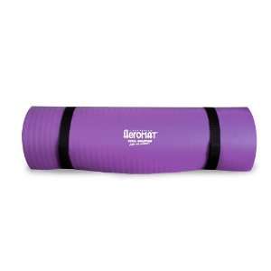  AeroMat 3/8 inch Pilates/Yoga Mat  Purple Sports 