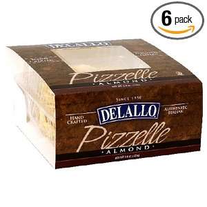 DeLallo Almond Pizzelle, 5.6 Ounce Units (Pack of 6)  
