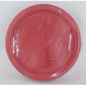  Bright Red 7 Plastic Plate 240/Case 