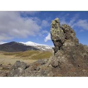  Lava Beds Surround Snaefellsjokull, on the Snaefellsnes 