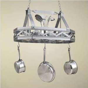  Sonoma 8 Sided Pot Rack with 2 Lights Finish Accent 