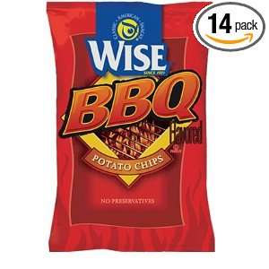 Wise BBQ Potato Chips, 6.75 Oz Bags Grocery & Gourmet Food