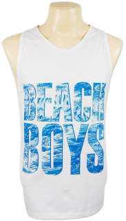 The Beach Boys 70s Surf Rock Tank Top Singlet L  