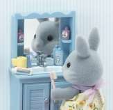 Calico Critters Bathroom Furniture Set +Accessories NEW  