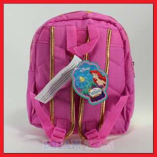   Little Mermaid Ariel Sing 10 Small Toddler Backpack   Book Bag  