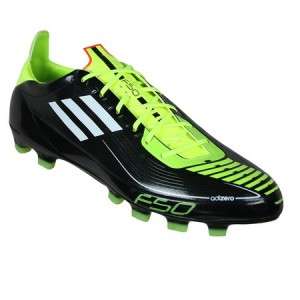 Adidas F50 Adizero TRX HG Syn Soccer Cleats Boots BLACK/ELECTRIC NEON 