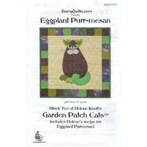  Eggplant Purr mesan   quilt block pattern Arts, Crafts & Sewing