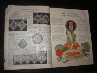 February 1928 Needlecraft Magazine Cover By K Alexander complete with 