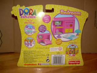   DORA THE EXPLORER BEDROOM Playset For Use With Dollhouse MOC  