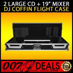 DJ COFFIN CASE LAPTOP 19 MIXER DENON DN S3700 HS5500 DN S5000 DNX1500 