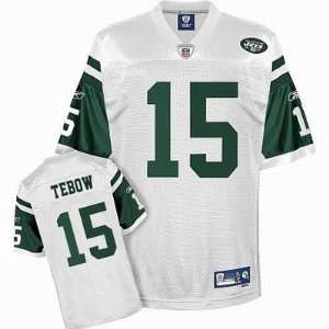 Tim Tebow #15 New York Jets Kids White Reebok OnField Football Jersey 