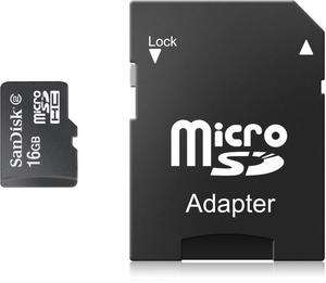 NEW 16GB MicroSD Memory Card+SD Adapter for Verizon Droid HTC Eris 