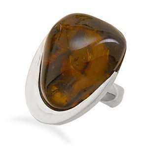  Freeform Baltic Amber Ring (6) Jewelry