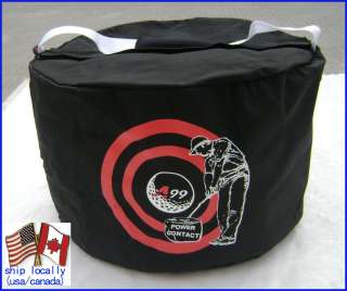 Golf Power impact contact swing bag training aid Black  