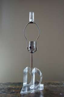 Van Teal Lucite Table Lamp Mid Century Modern Eames Era  