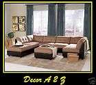 Pcs Storage Sectional Sofa Ottoman 2 color  
