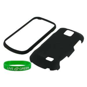  Black Rubberized Hard Case for Samsung Intercept M910 