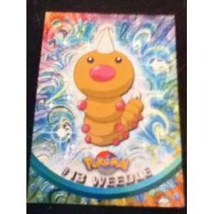  WEEDLE #13 Topps Pokemon TV Animation Edition Collectible 