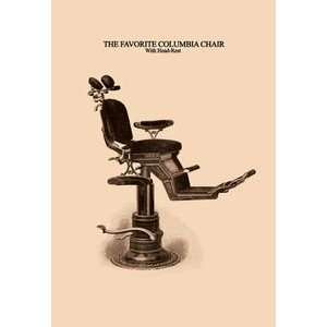  Favorite Columbia Chair With Head Rest   16x24 Giclee 