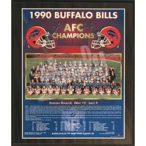  1990 Buffalo Bills NFL Football AFC Championship 11x13 
