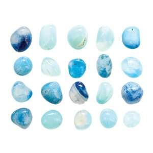  Blue Moon Enchanted Planet Semi Precious Stone Beads Onyx 