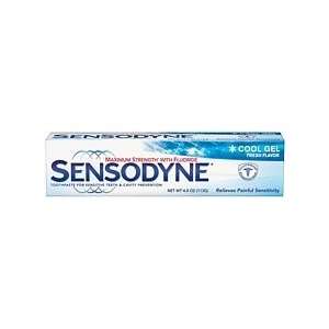  Sensodyne Toothpaste for Sensitive Teeth, Cool Gel 4 oz 