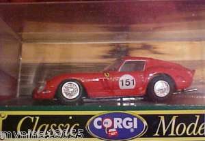 Corgi Classic Model Ferrari 250 GTO Die Cast Metal Car  