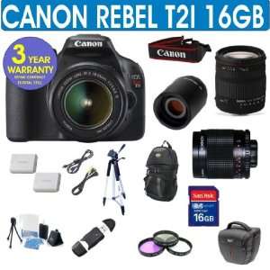  Canon Rebel T2i + Sigma 18 200 Lens + 500mm Mirror Lens 