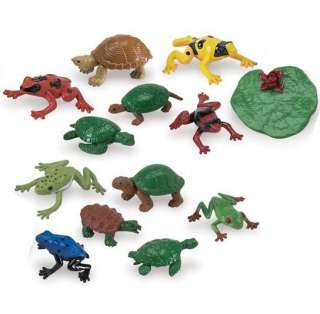 FROGS AND TURTLES MINI 2 PLAYSET VINYL FIGURES NEW  