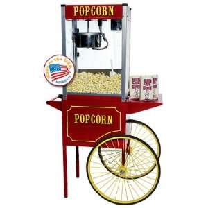    Paragon Theater Pop 8 oz. Popcorn Popper w/ Cart