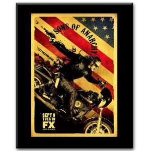  Sons of Anarchy Poster   Flg ( Framed ) Mounted Flyer Tv 