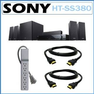 Sony HT SS380 3D Home Theater System + 2 HDMI Cables + Surge Protector