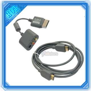 HDMI AV Cable w/ Optical Audio Adapter FOR XBOX 360 US  