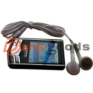 New 8GB 1.8 LCD Slim  MP4 Radio Video FM Player Fashion Earphone 