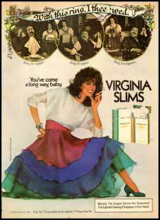 1984 vintage ad for Virginia Slims Cigarettes 251  