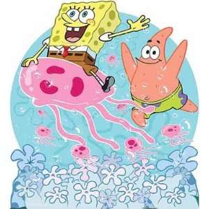  SpongeBob Bubbles Wallpaper Headboard Mural