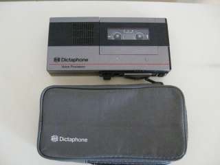   Dictaphone Micro Cassette Voice Recorder Model 3242 in Case  