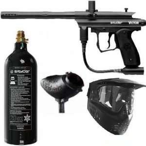 Spyder Victor Paintball Gun Marker Package   Black  Sports 
