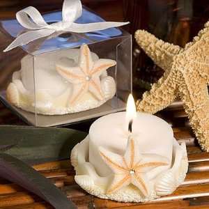  Star is Born Starfish Candles   Ivory Tint