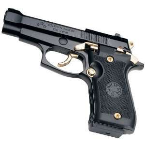   9mm M85 Blank Firing Starter Pistol Black/ Gold