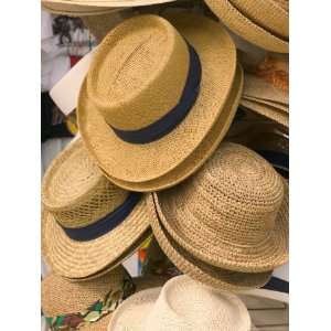  Straw Hats at Port Lucaya Marketplace, Grand Bahama Island 