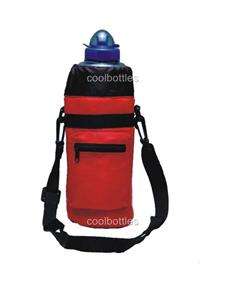 Water Bottle Insulated Carrying Holder Case 1.0L Red  