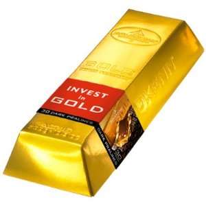 Goldkenn Fine Swiss Chocolate   Dark Chocolate Gold Bar 10.58oz 