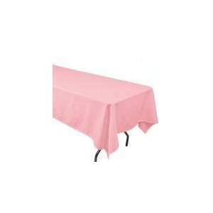  60 inch x 120 inch Rectangular Pink Tablecloth (Polyester 